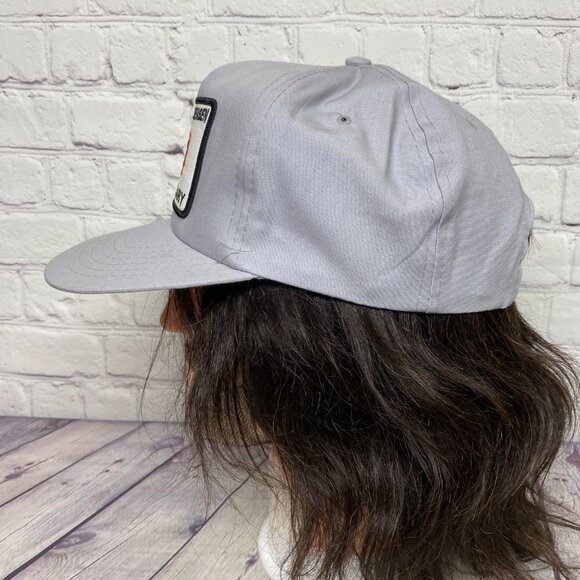 Vintage Hat Cap Snapback Gray UFA 25th Anniversary Giant Embroidered Logo Patch - Picture 2 of 9